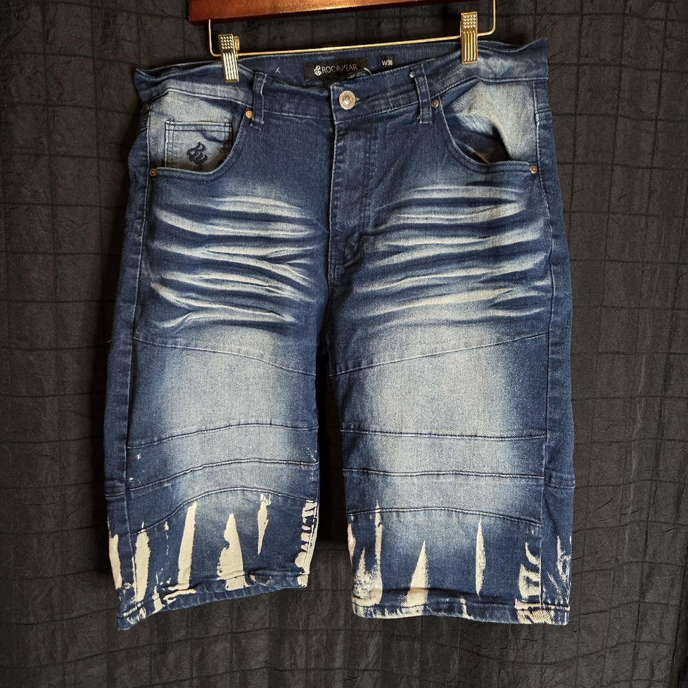 Rocawear Blue Jean Shorts for Men